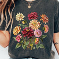 Dahlia Flowers T-Shirt