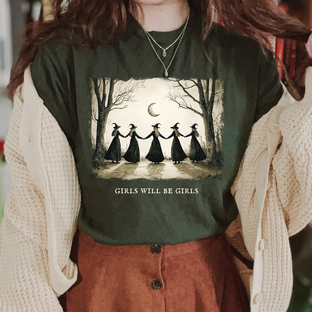 Girls Will Be Girls Witch T-Shirt