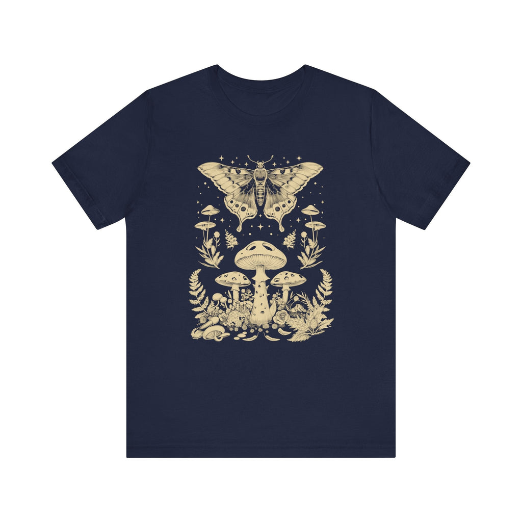 Moth and Mushroom Graphic T-Shirt