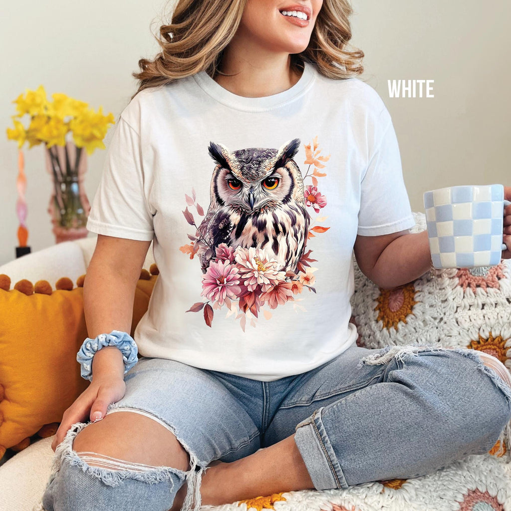 Floral Owl Shirt
