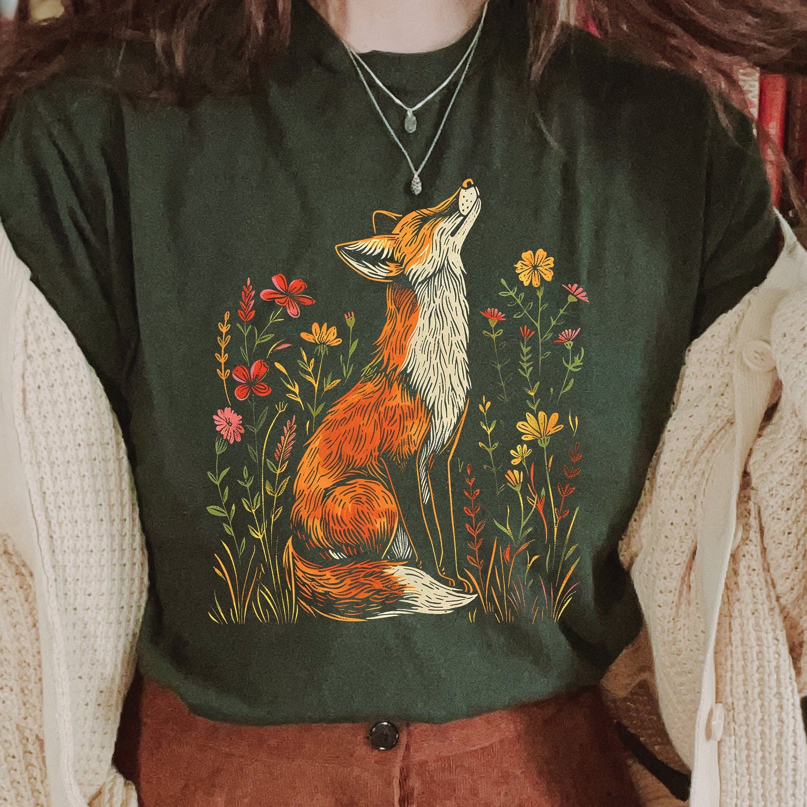 Wildflower Fox T-Shirt