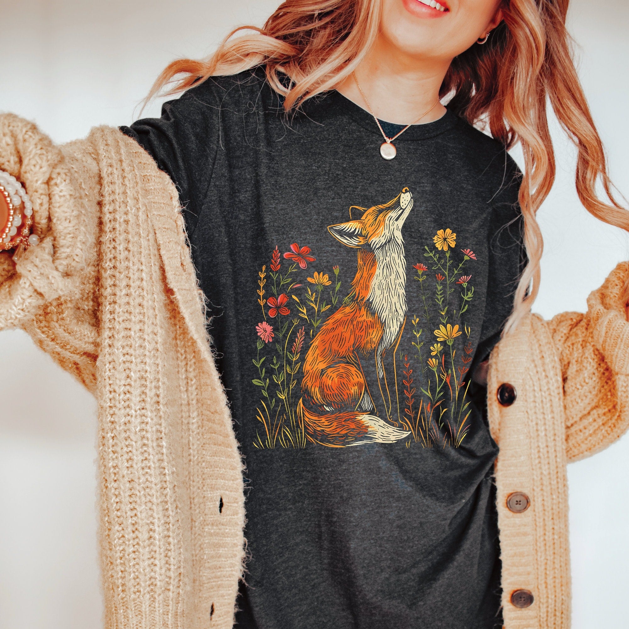 Wildflower Fox T-Shirt