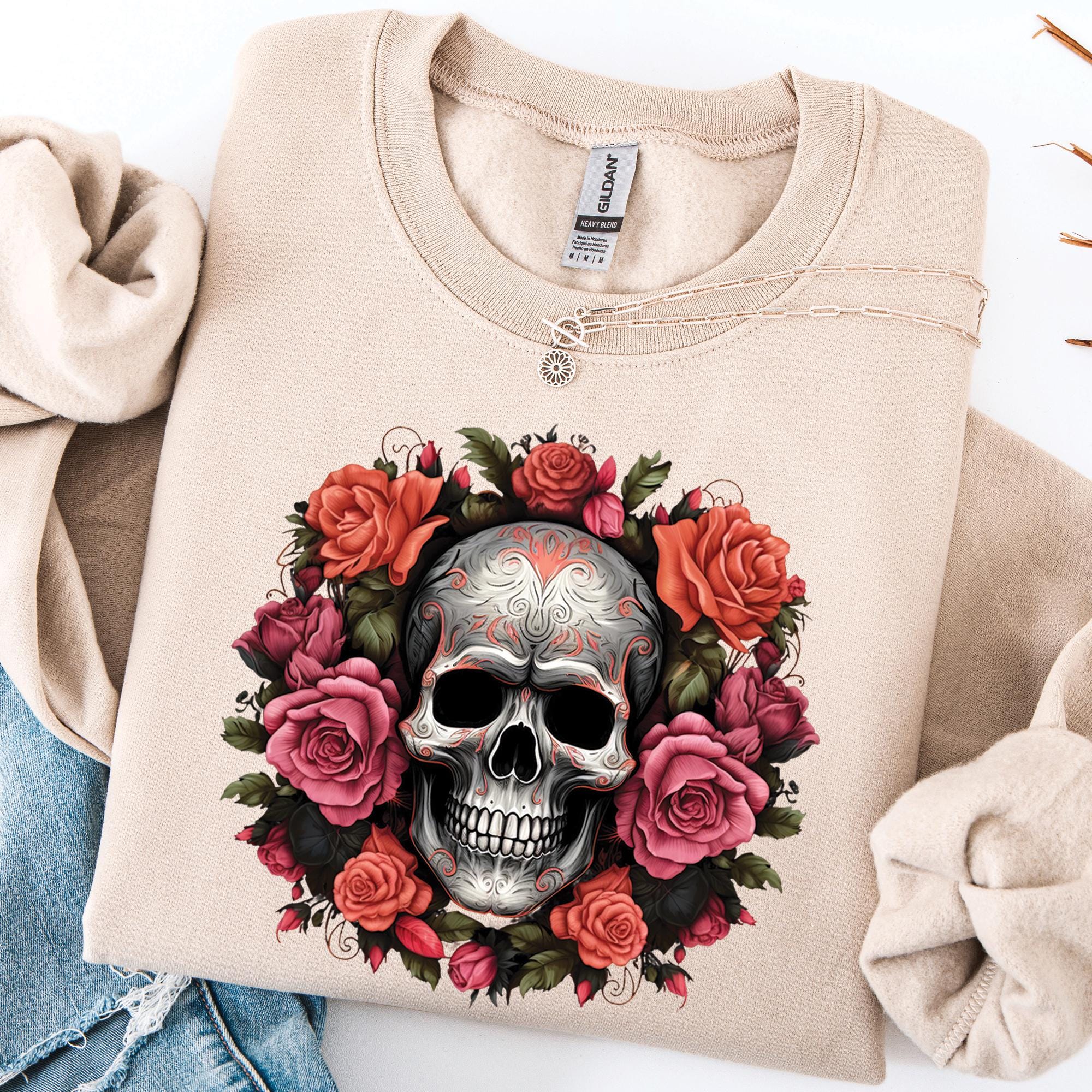 Skull and Roses Sweatshirt