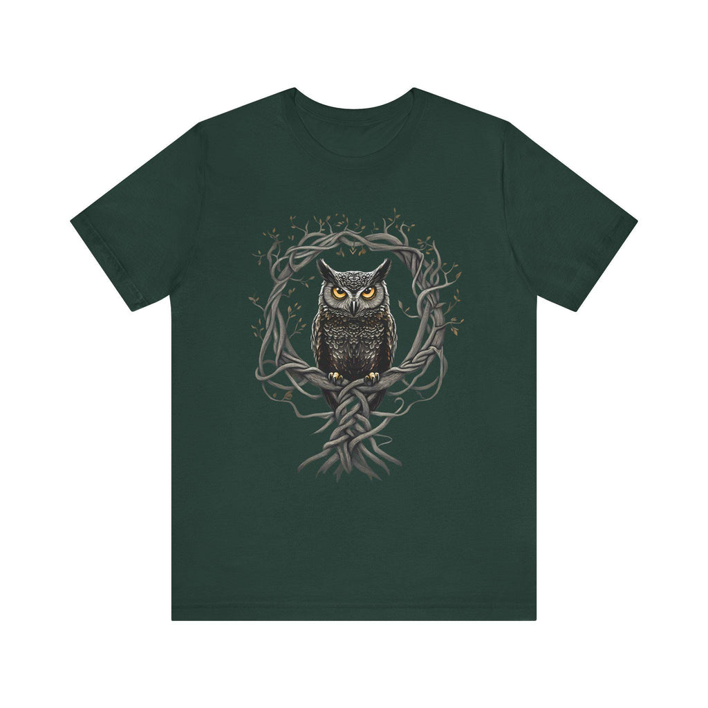Celtic Yggdrasil Owl T-Shirt