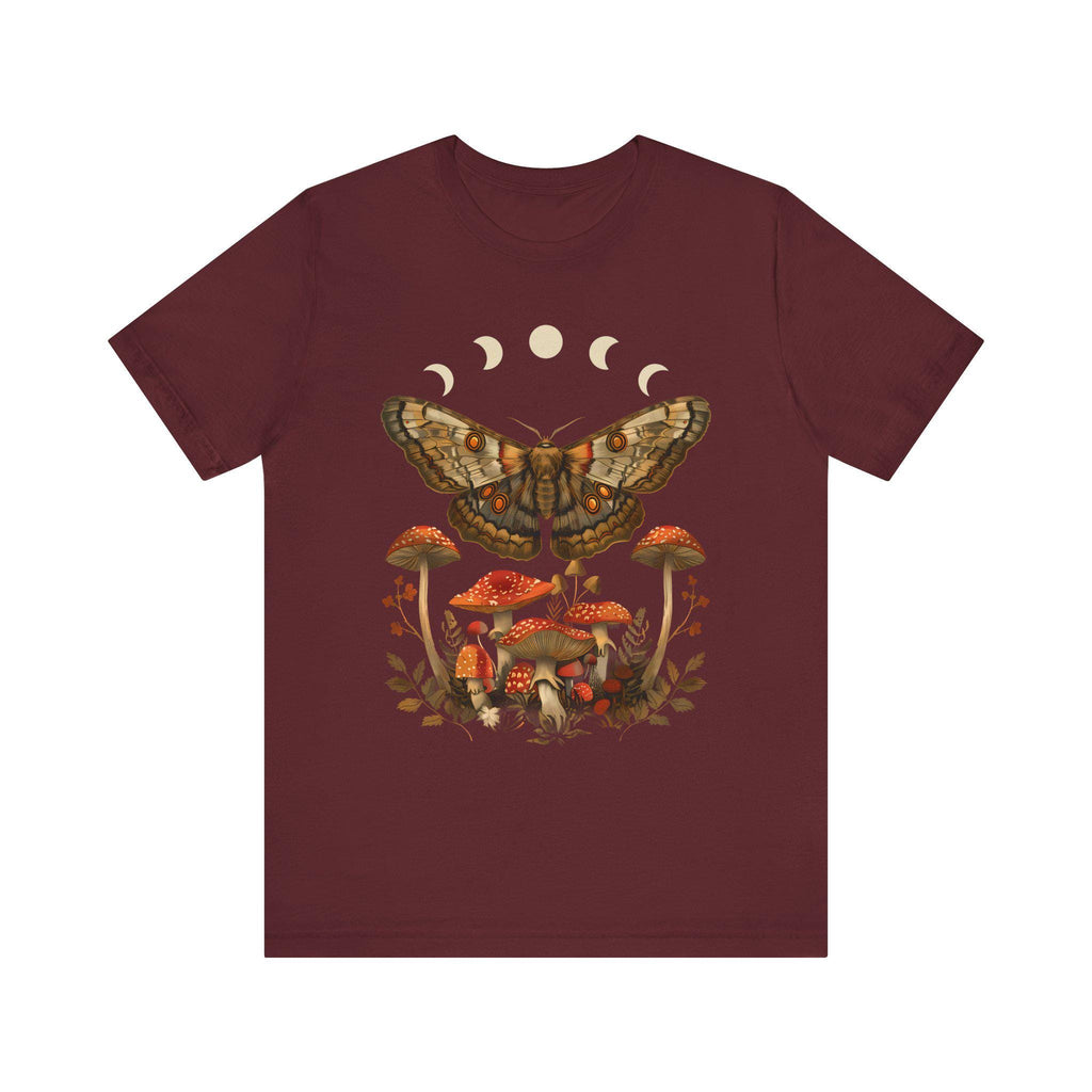 Goblincore Moth Moonphase Mushrooms Shirt