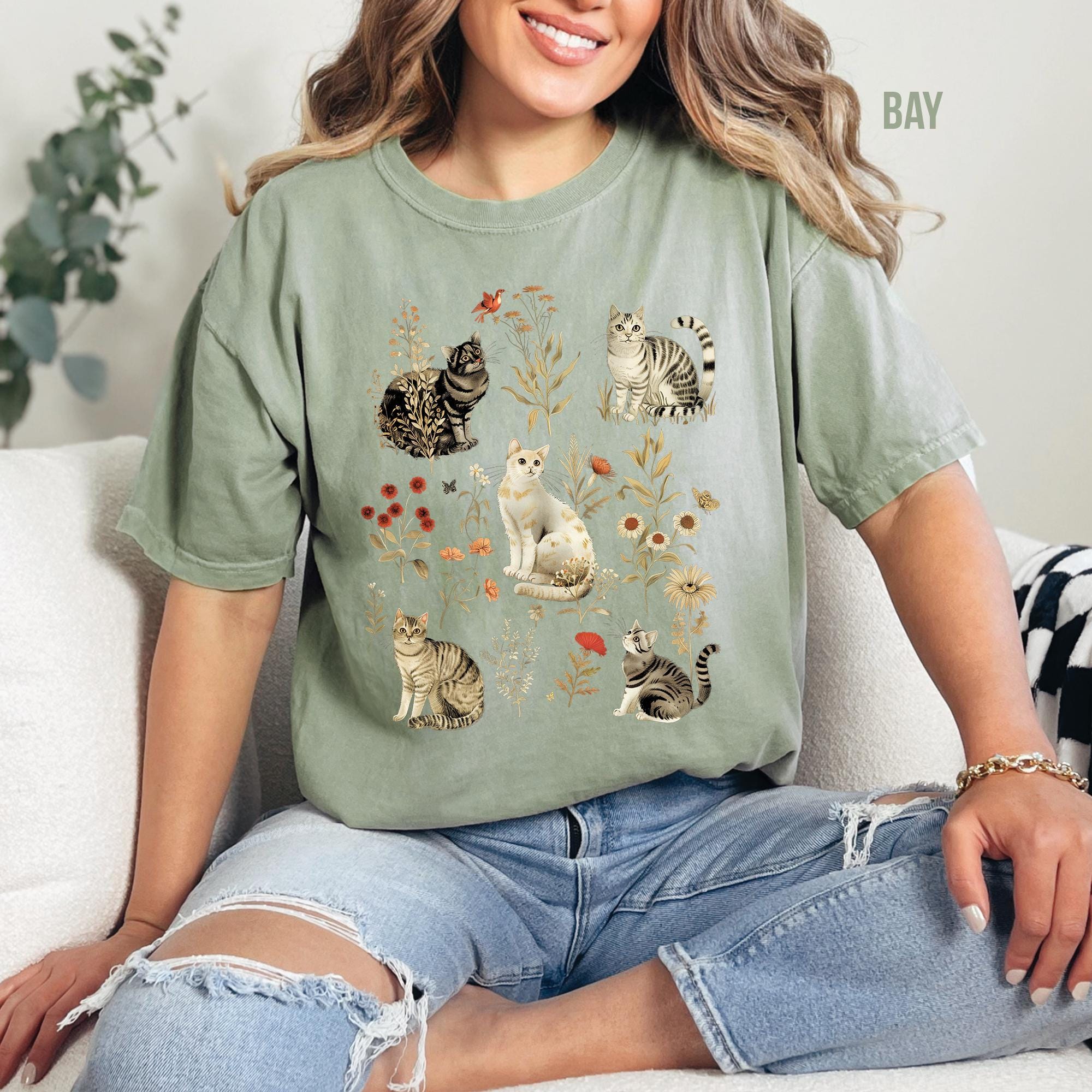 Cottagecore Cats Shirt