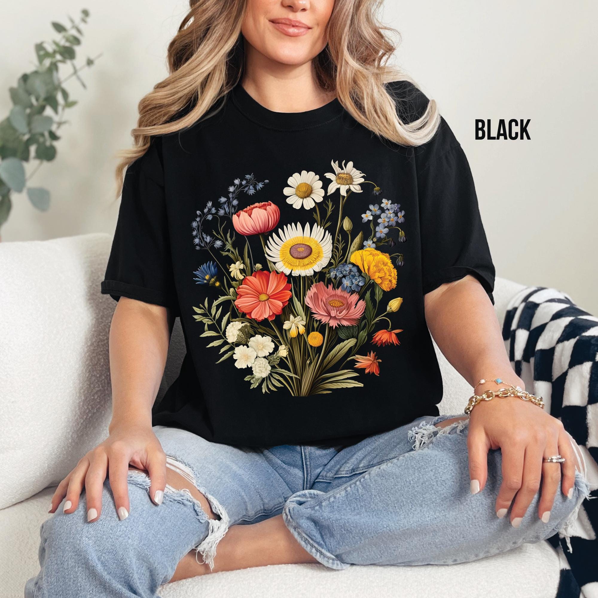 Wildflowers Boho T-Shirt