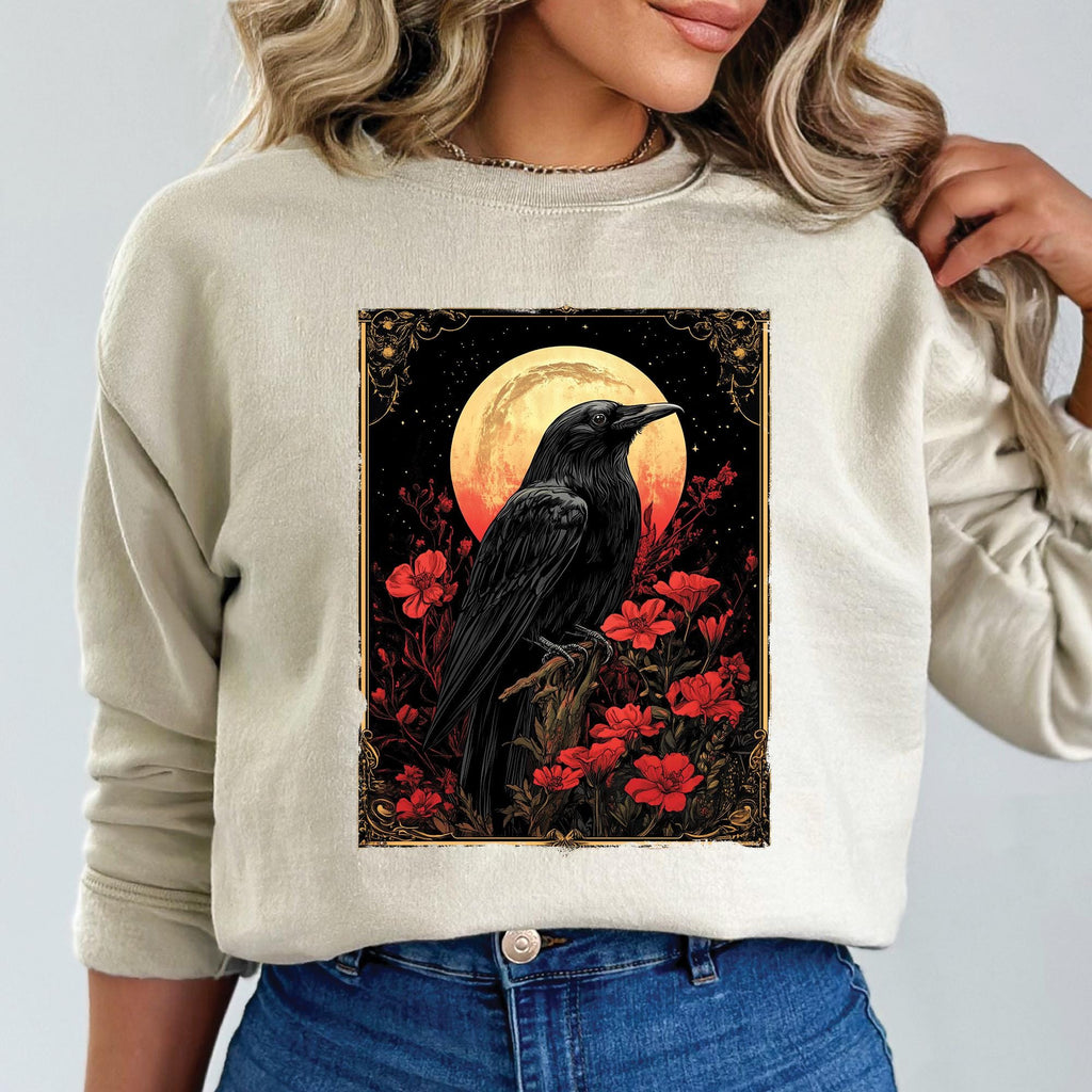 Gothic Crow Sweatshirt