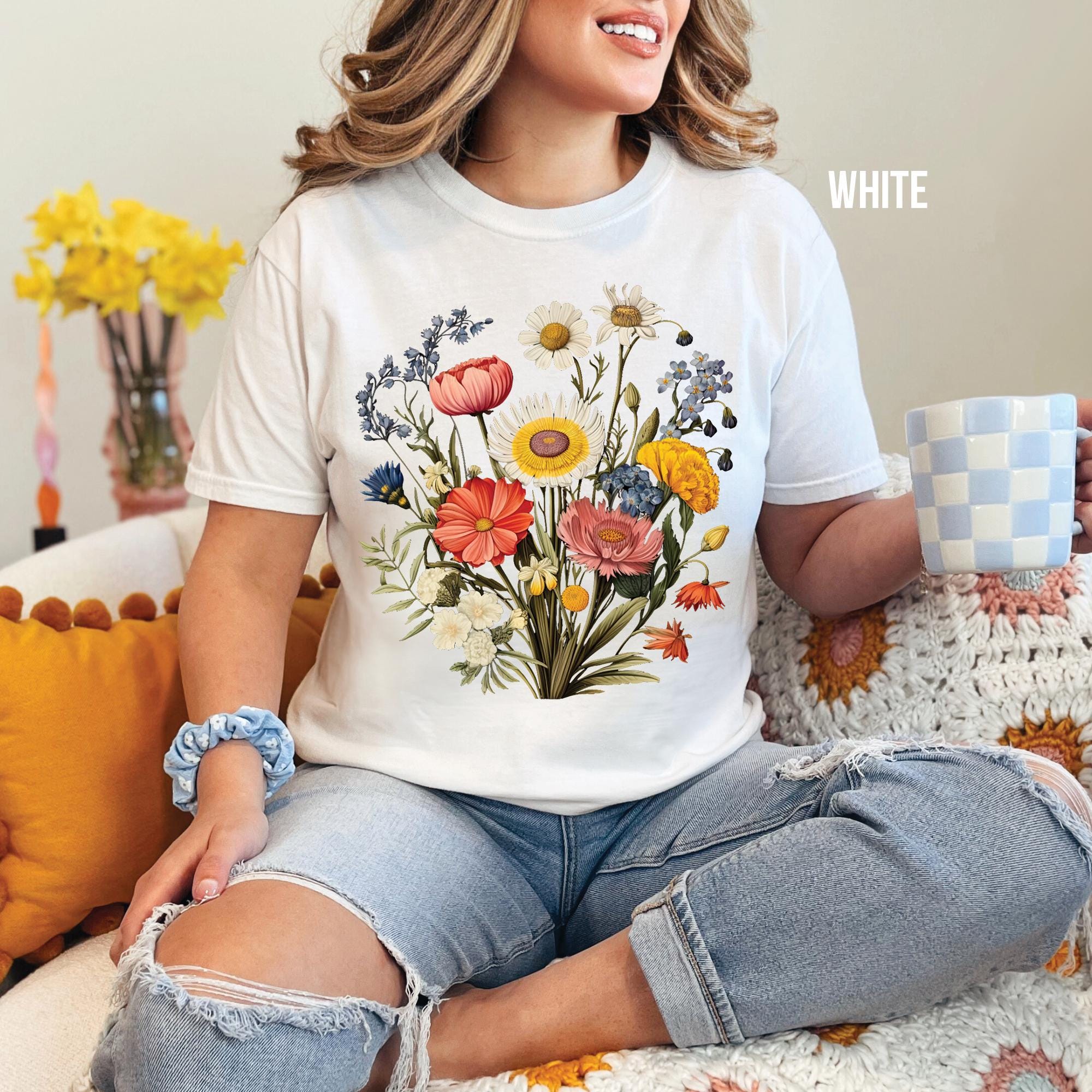 Wildflowers Boho T-Shirt