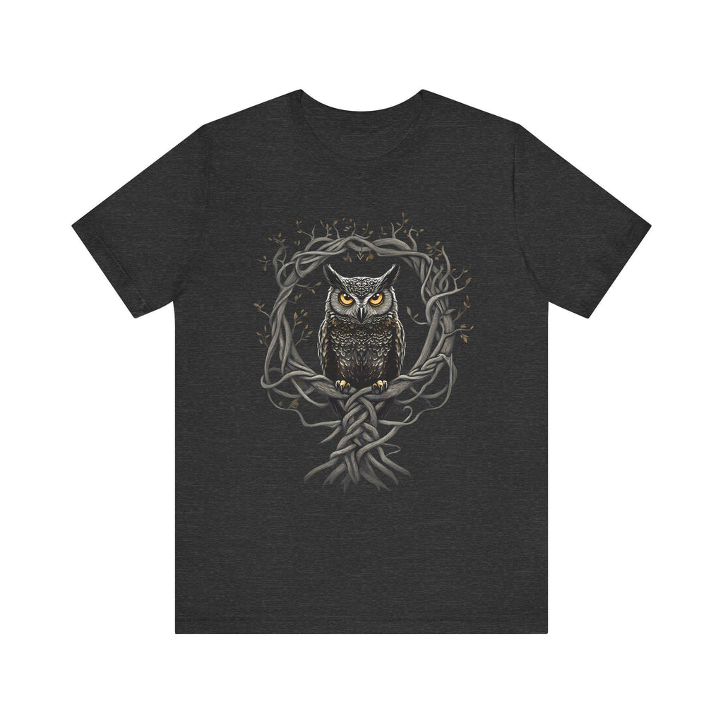 Celtic Yggdrasil Owl T-Shirt