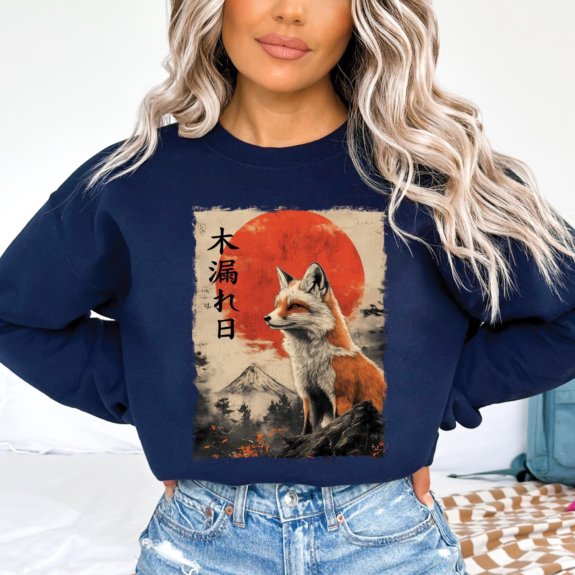 Japanese Fox Sweatshirt