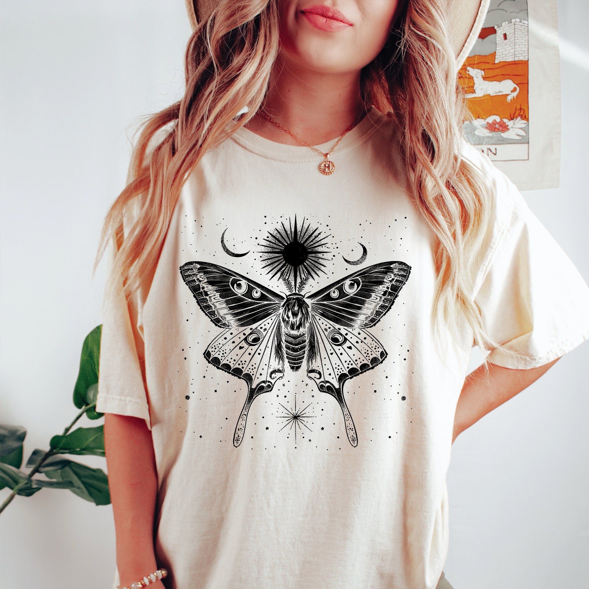 Celestial Moth Comfort Colors T-Shirt
