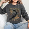 Vintage Raven Tarot Long Sleeve T-Shirt