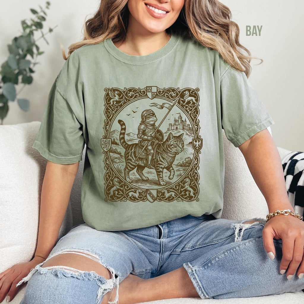 Medieval Frog and Cat T-Shirt