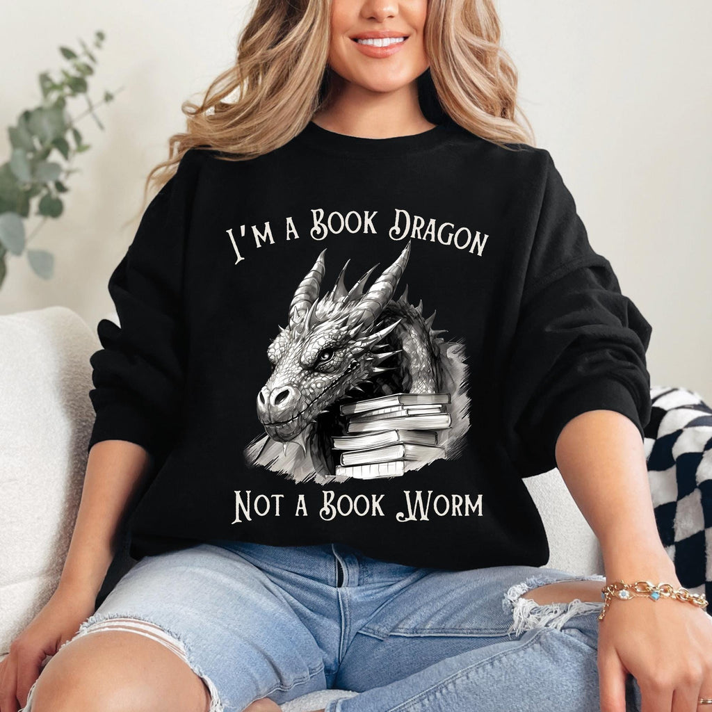 I'm A Book Dragon Sweatshirt