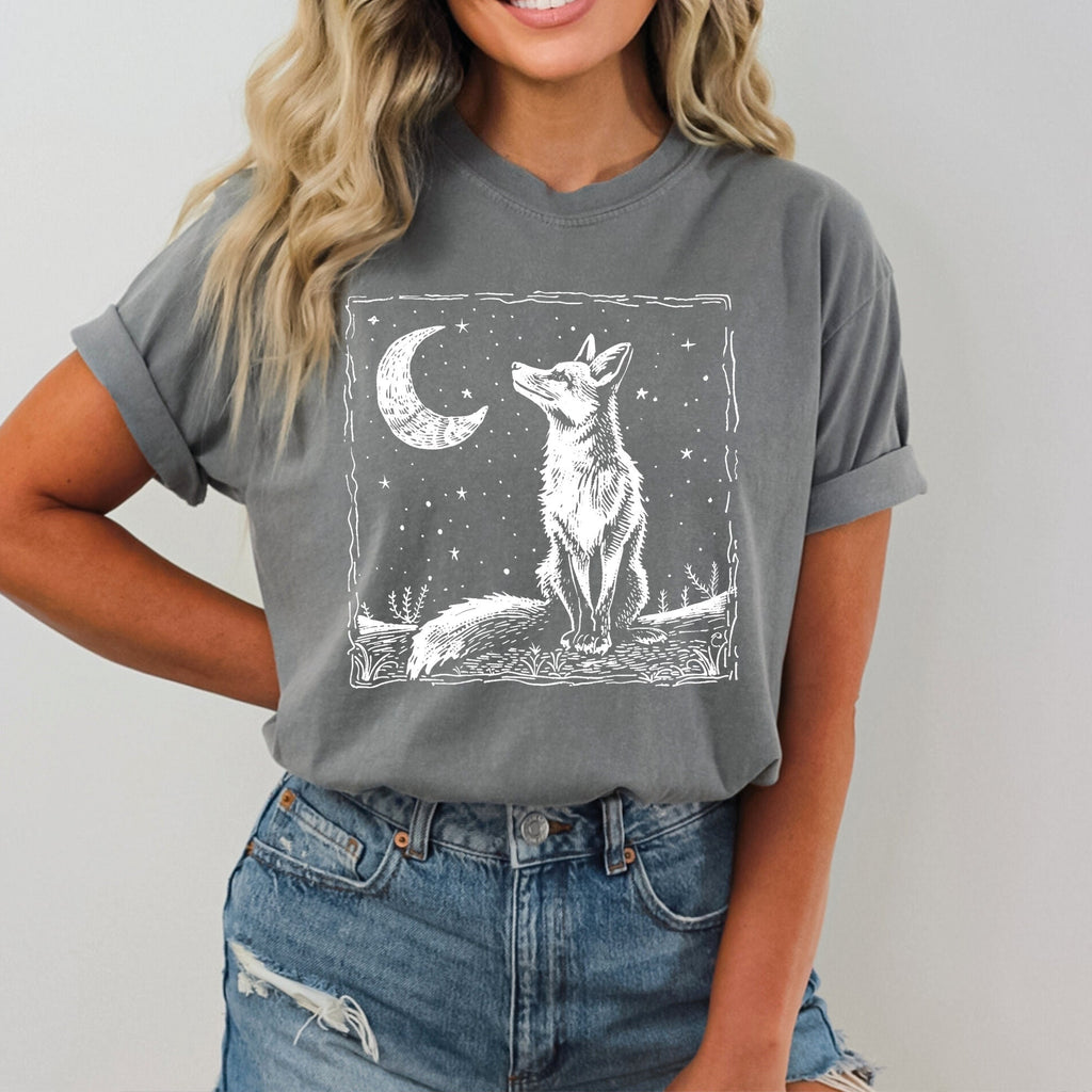 Vintage Fox & Moon T-Shirt