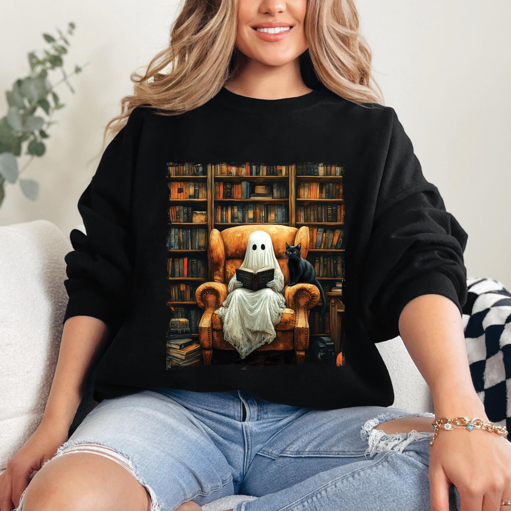 Ghost Books Reader Sweatshirt