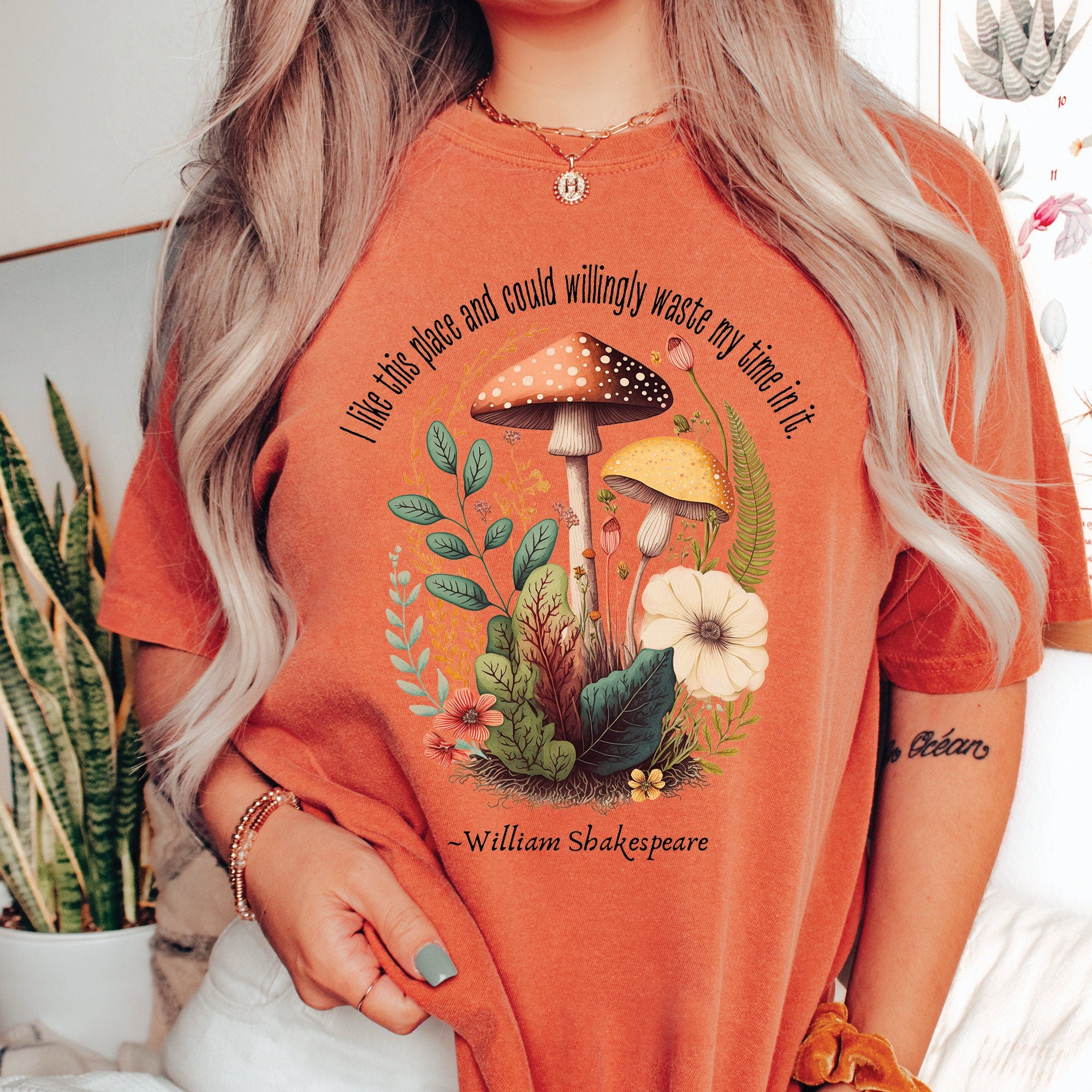 Shakespeare Mushroom T-Shirt