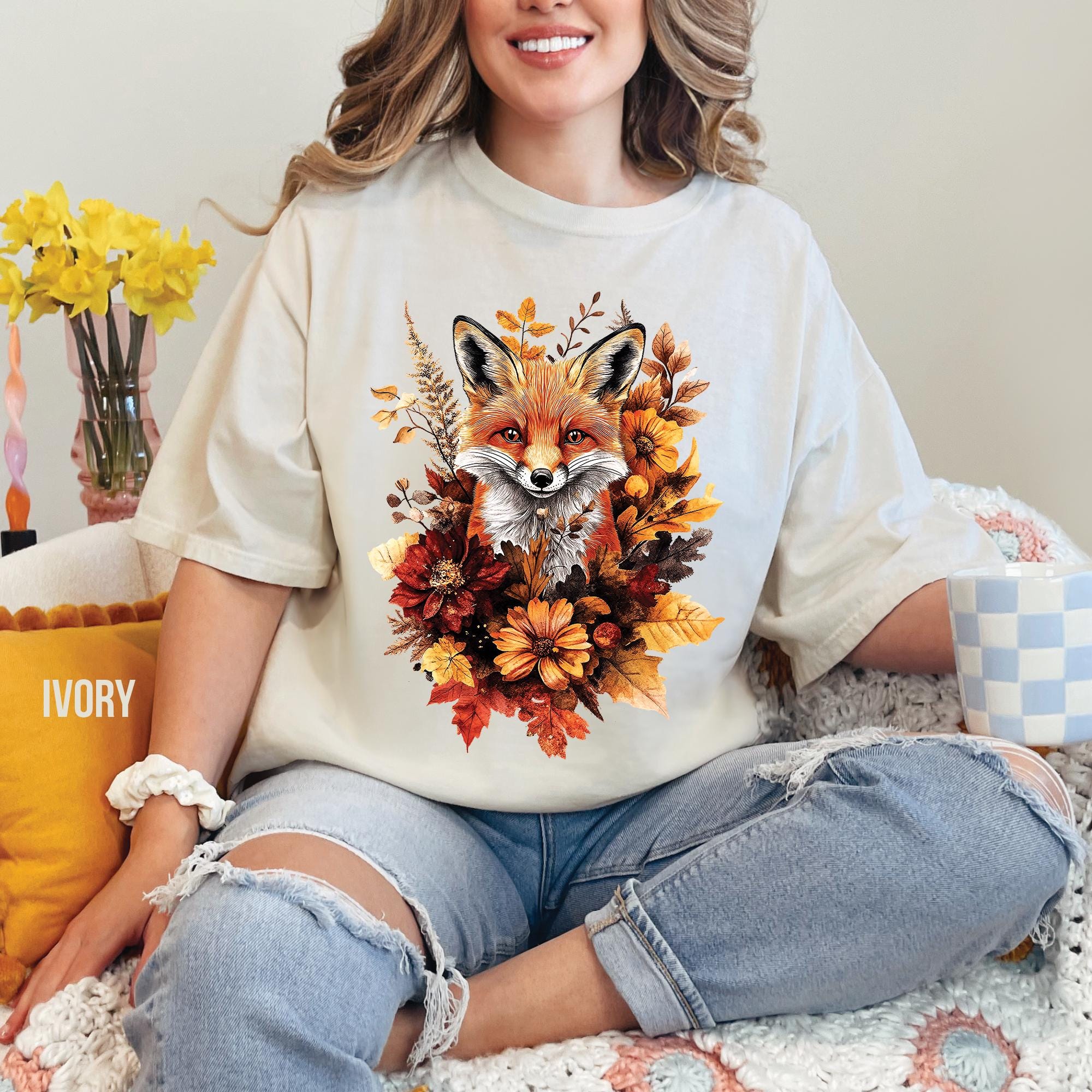 Floral Fox Shirt