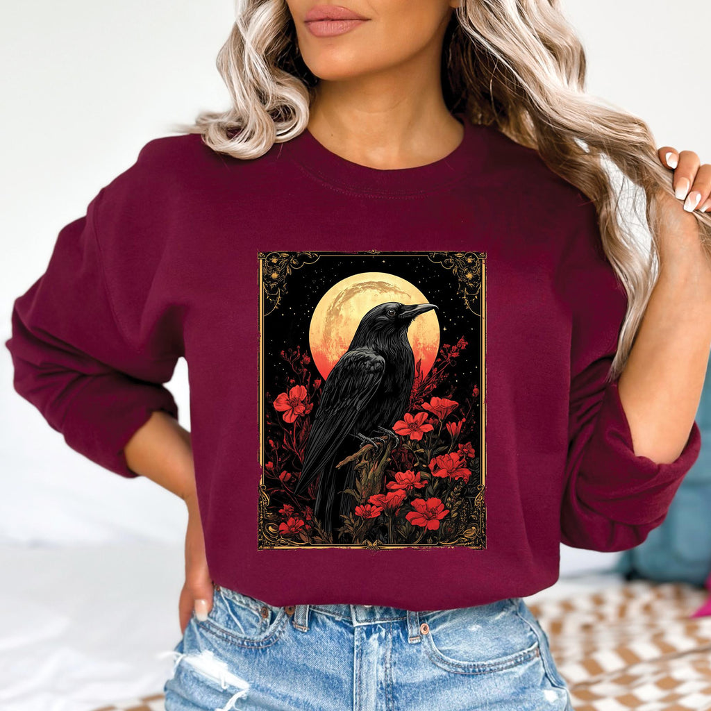 Gothic Crow Sweatshirt