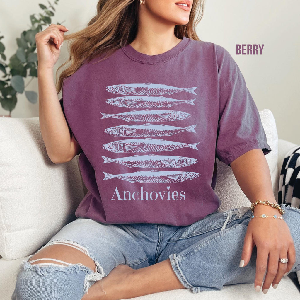 Retro Vintage Anchovies T-shirt