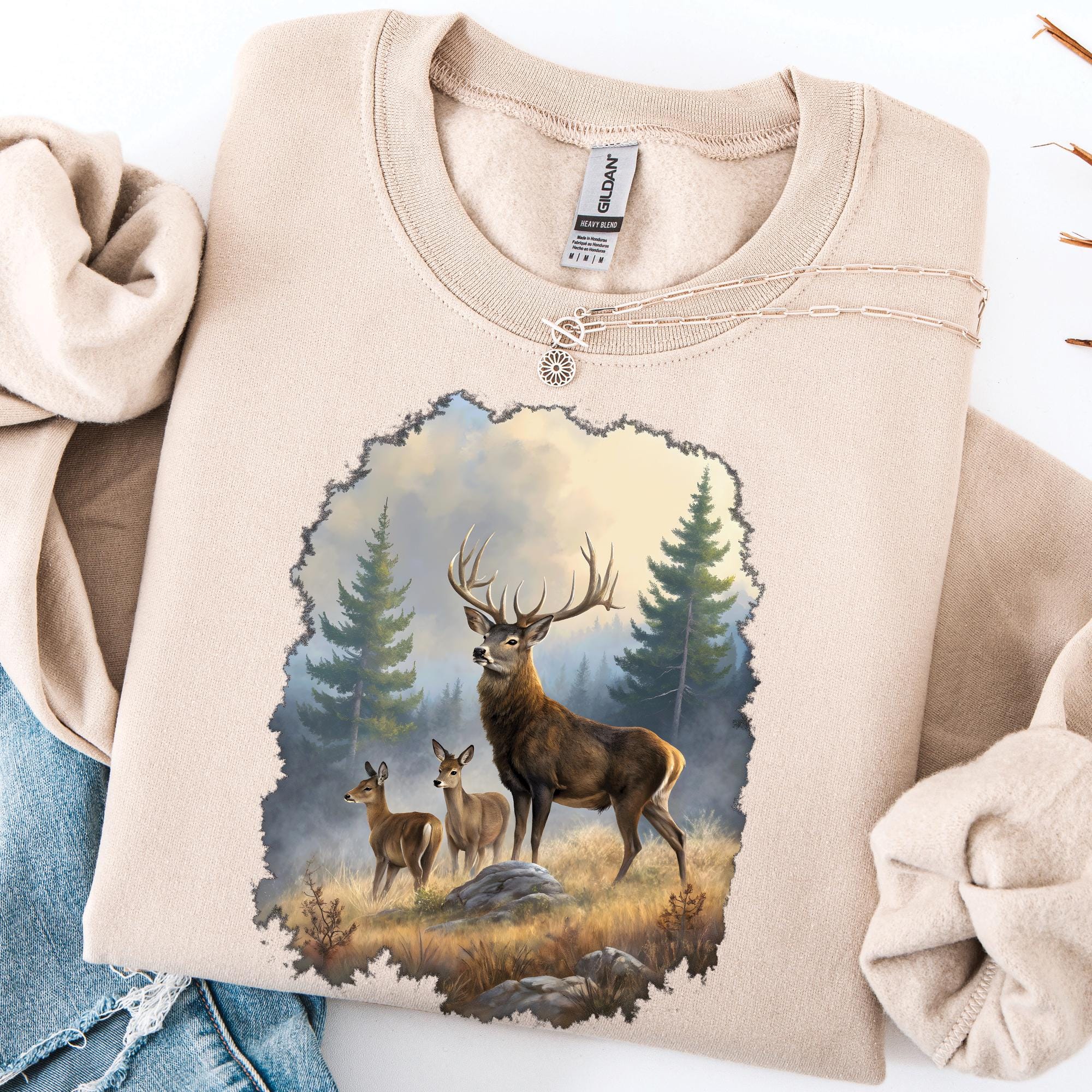 Vintage Deer Sweatshirt