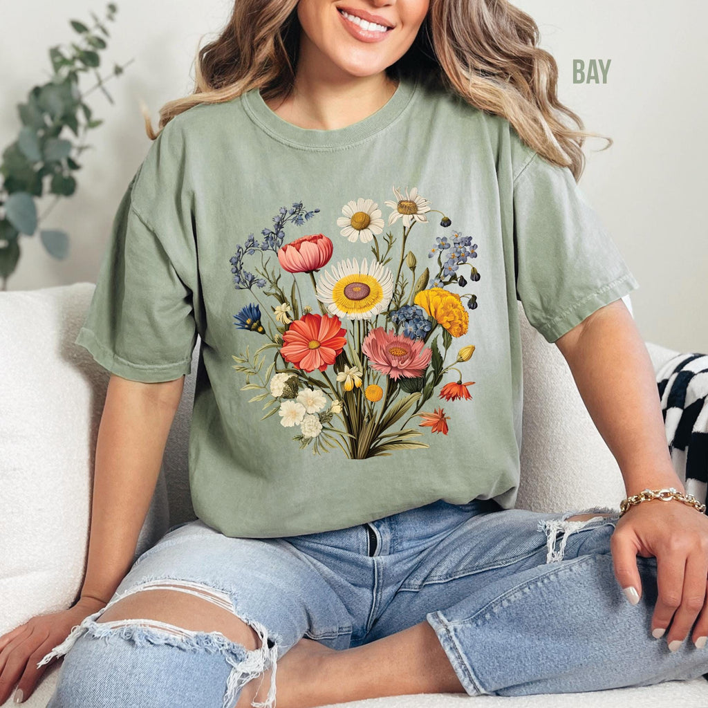 Wildflowers Boho T-Shirt