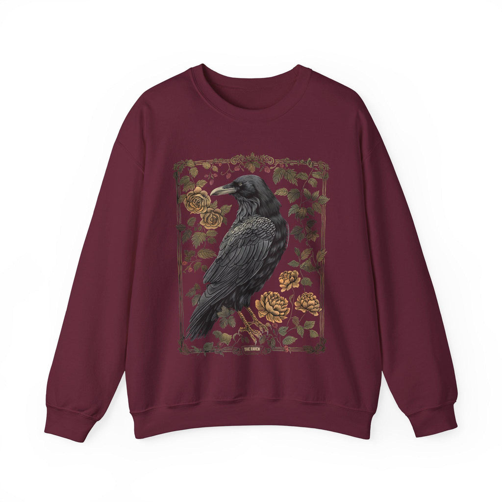 Vintage Gothic Raven Sweatshirt
