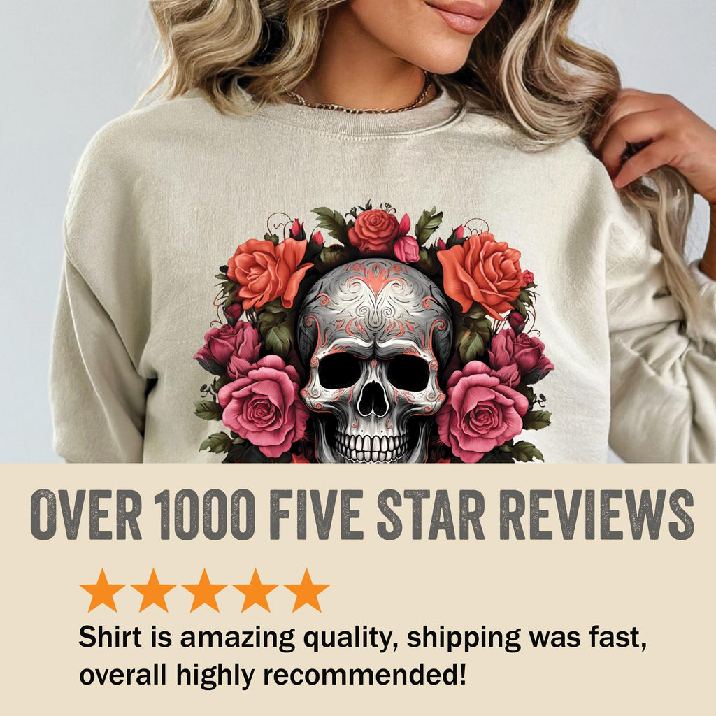 Skull and Roses Sweatshirt