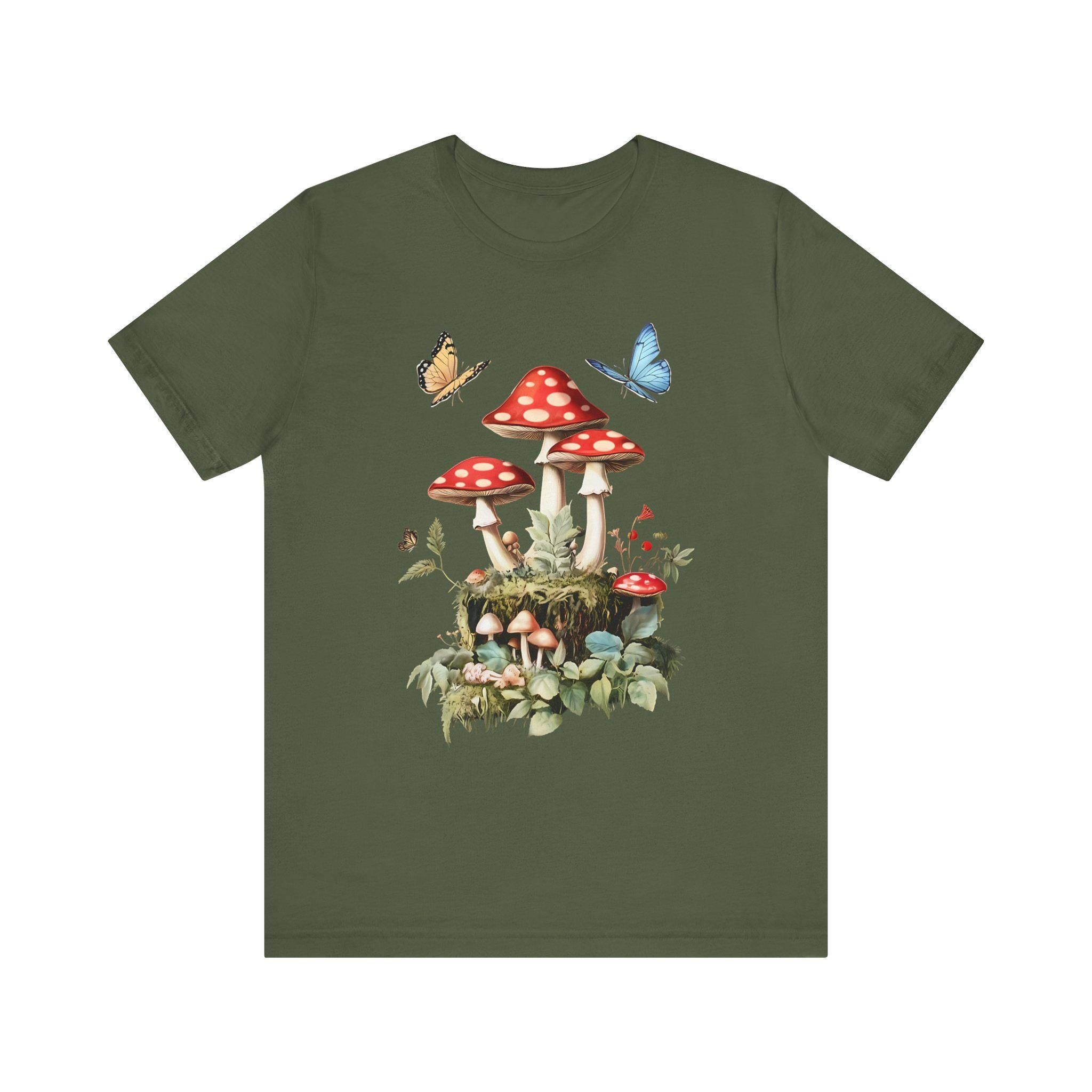 Butterfly Mushroom Goblincore Shirt