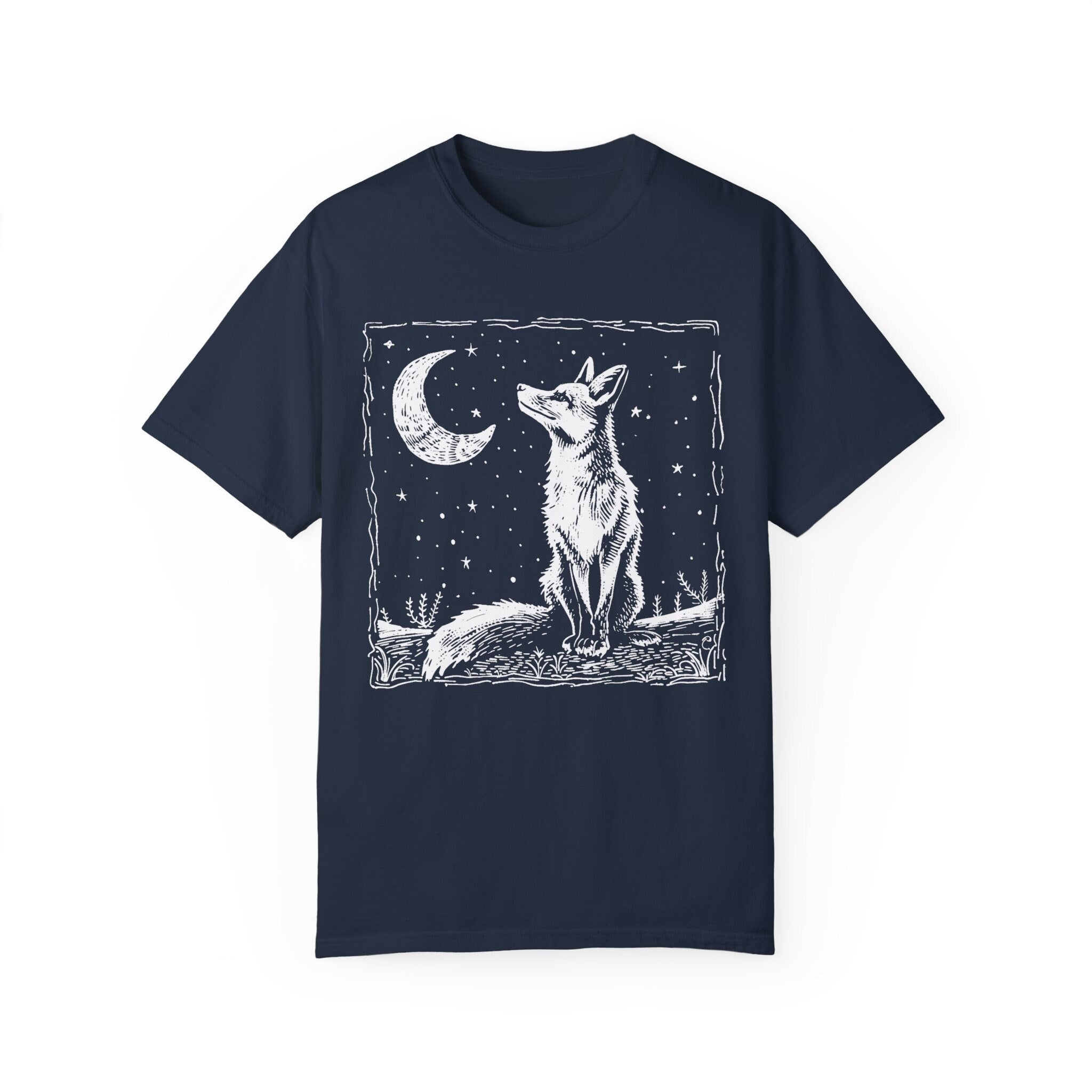 Vintage Fox & Moon T-Shirt
