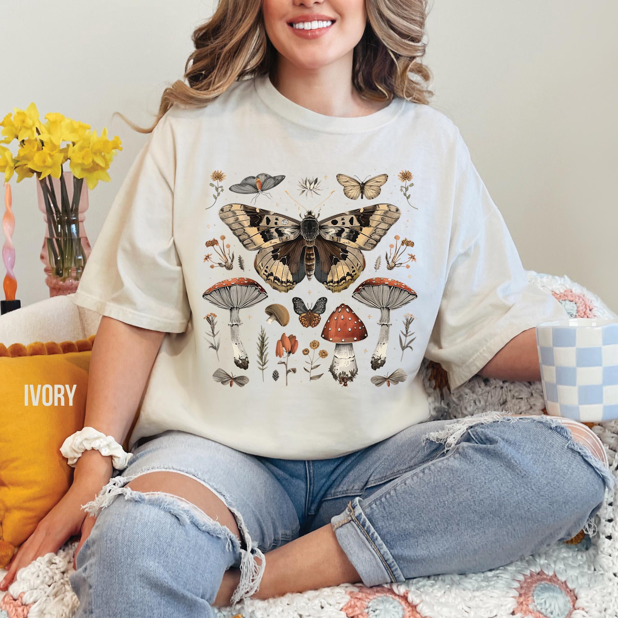Vintage Mushroom Moth Shirt