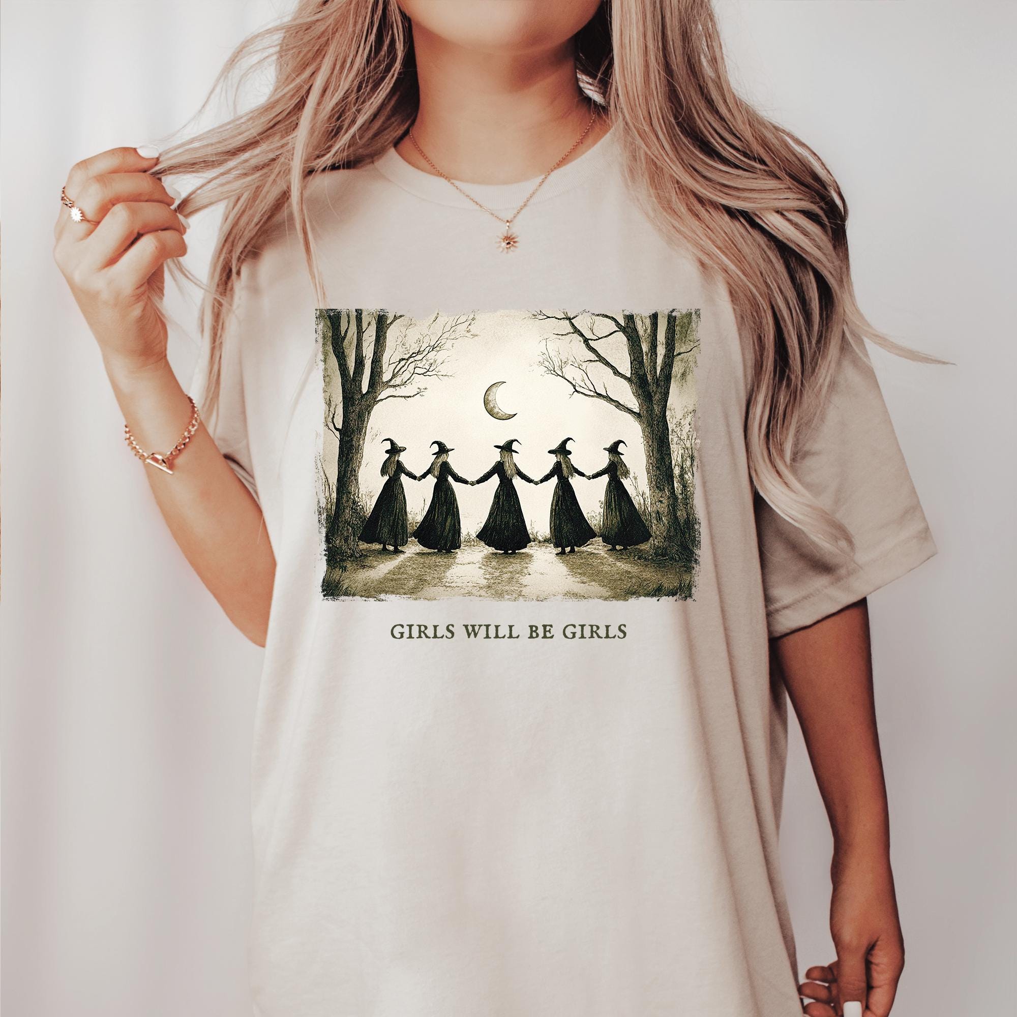 Girls Will Be Girls Witch T-Shirt