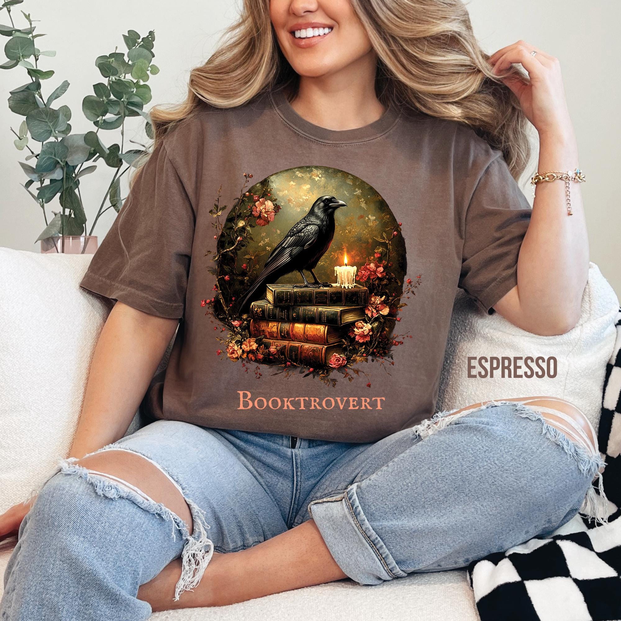 Booktrovert Raven T-Shirt