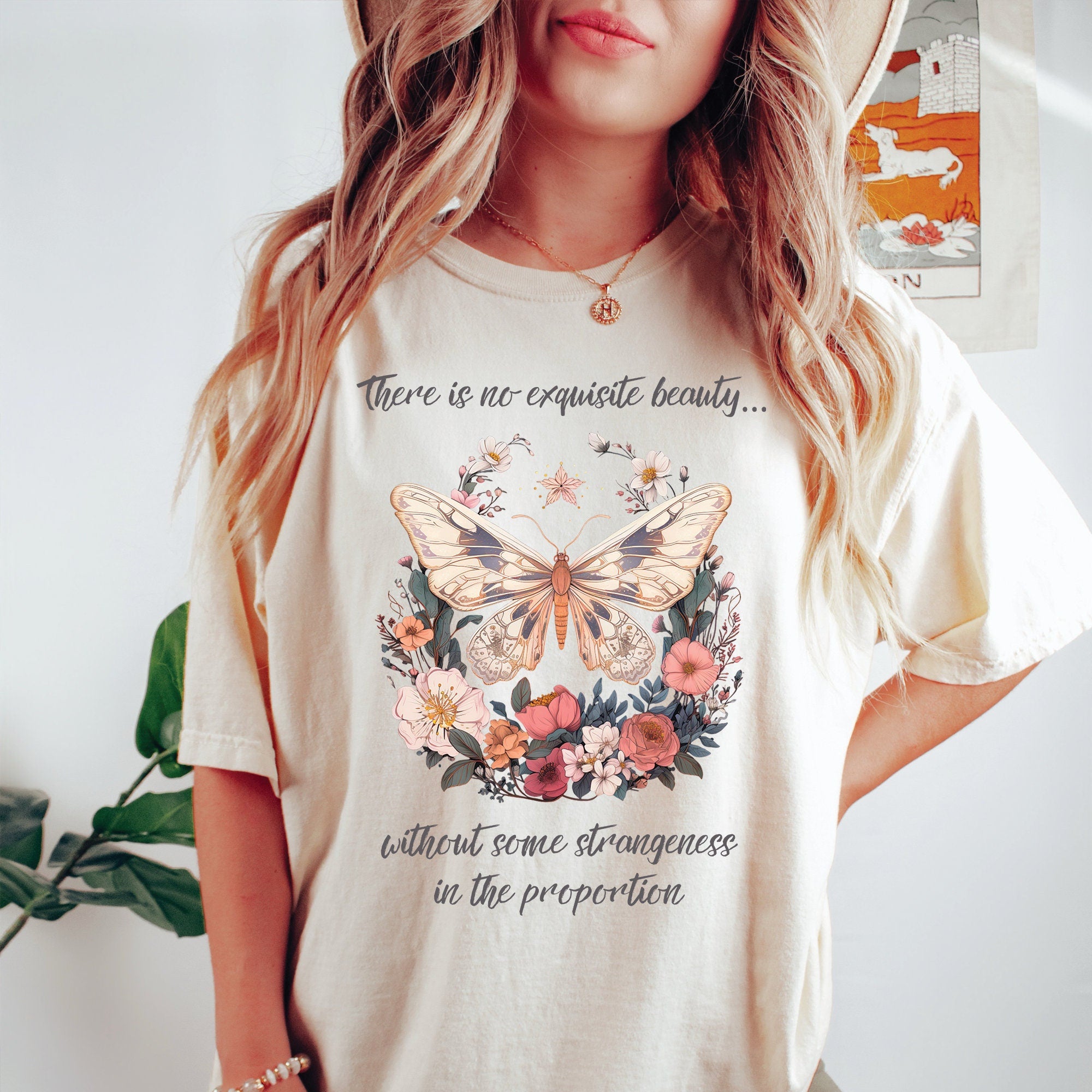 Edgar Allan Poe Butterfly T-Shirt