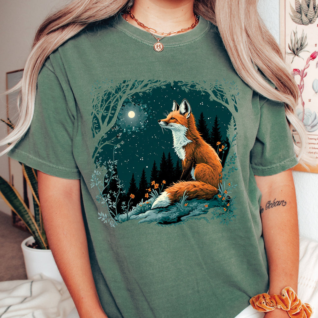 Celestial Forest Fox T-Shirt