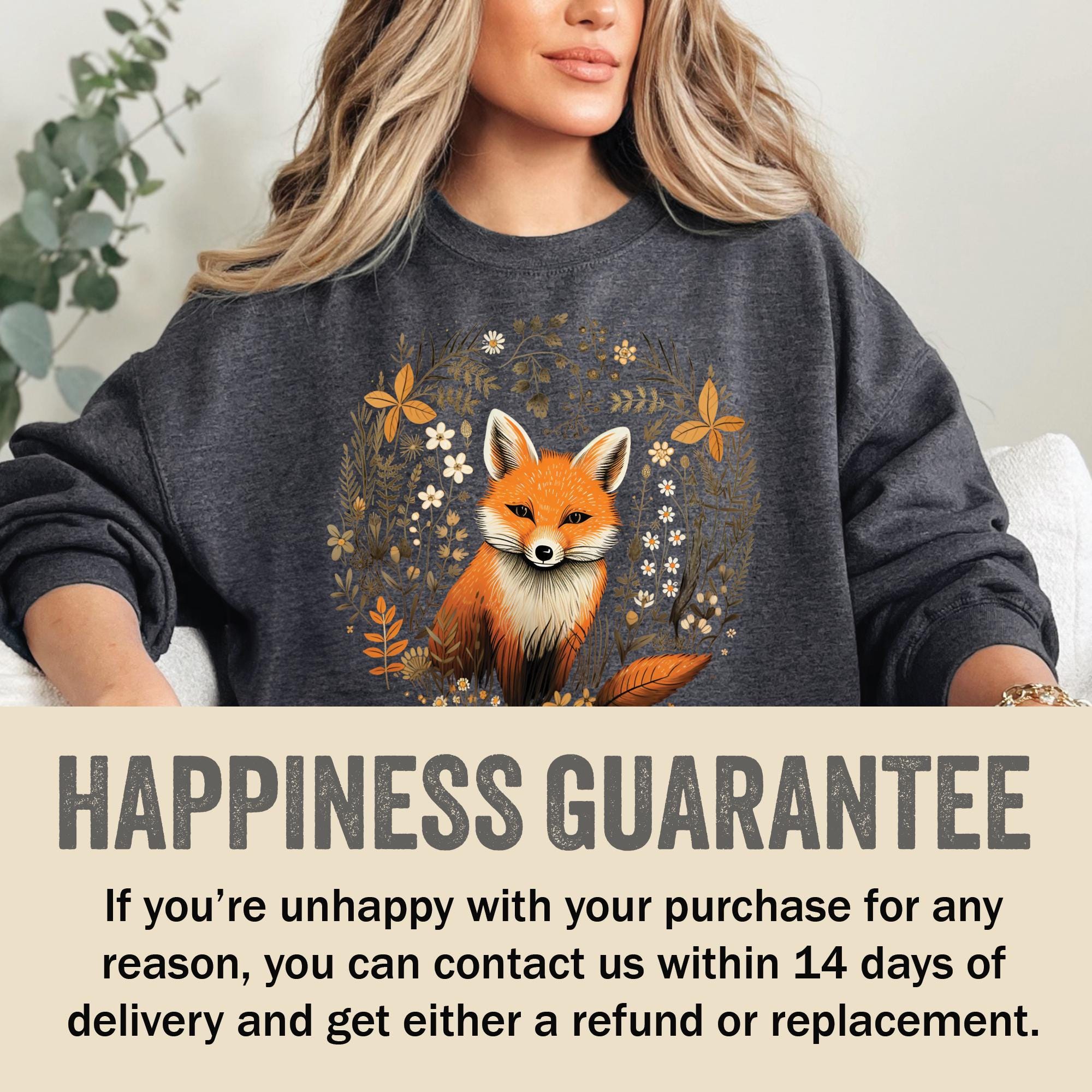 Vintage Fox Wildflower Sweatshirt