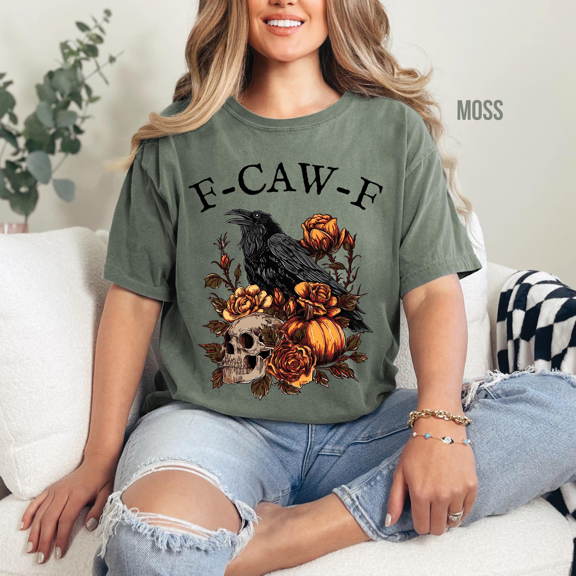 F-Caw-F Funny Crow Halloween T-Shirt