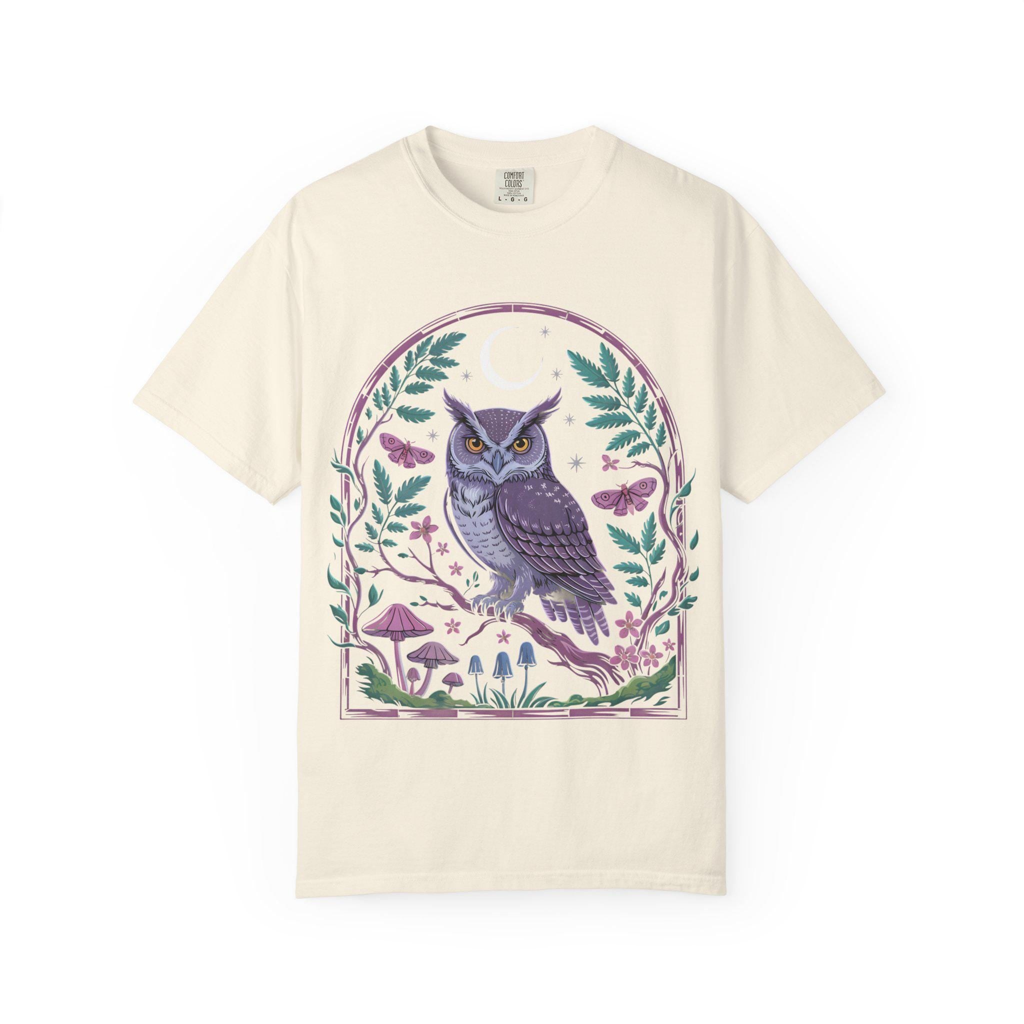 Celestial Owl Comfort Colors T-shirt