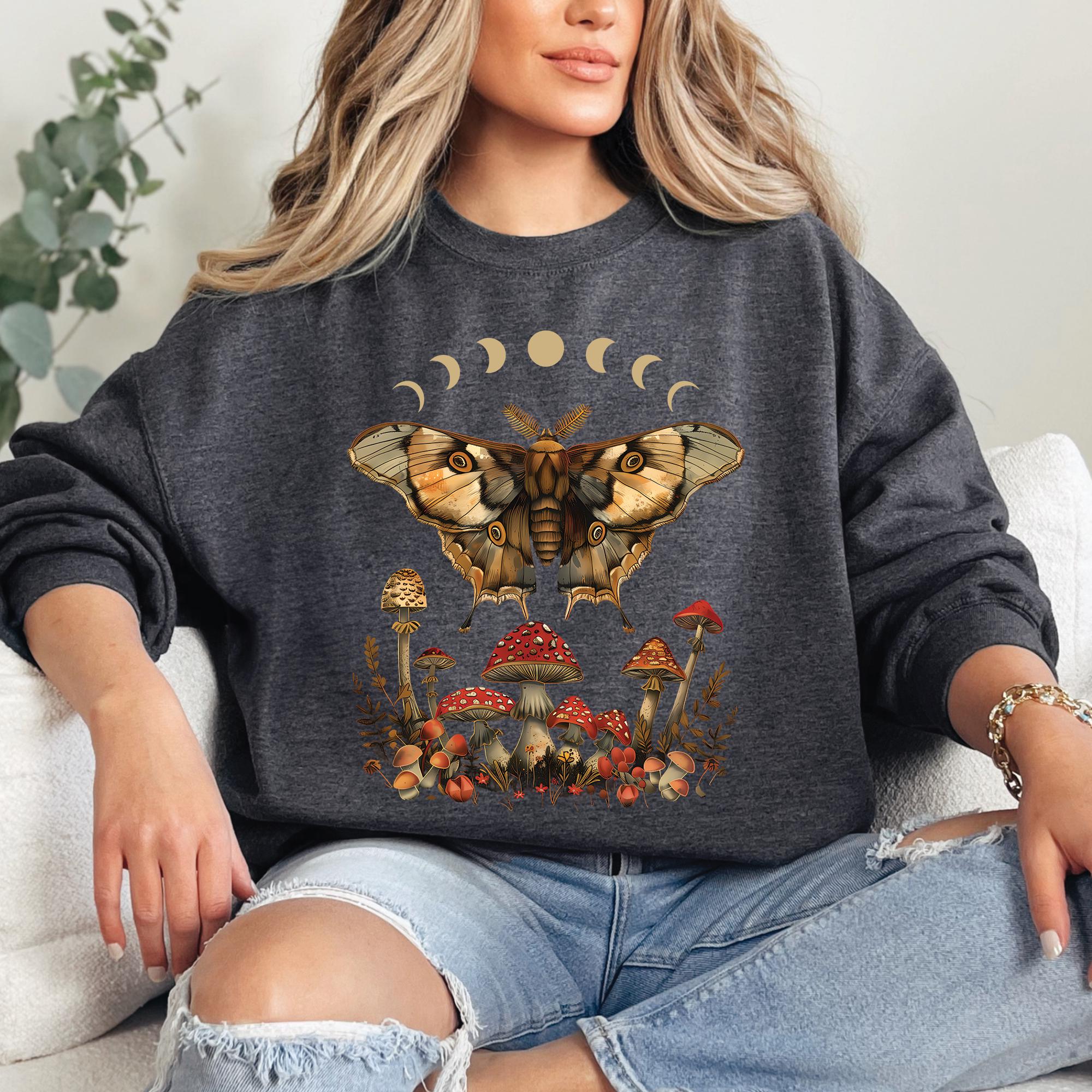 Moth Moon Phase Sweatshirt