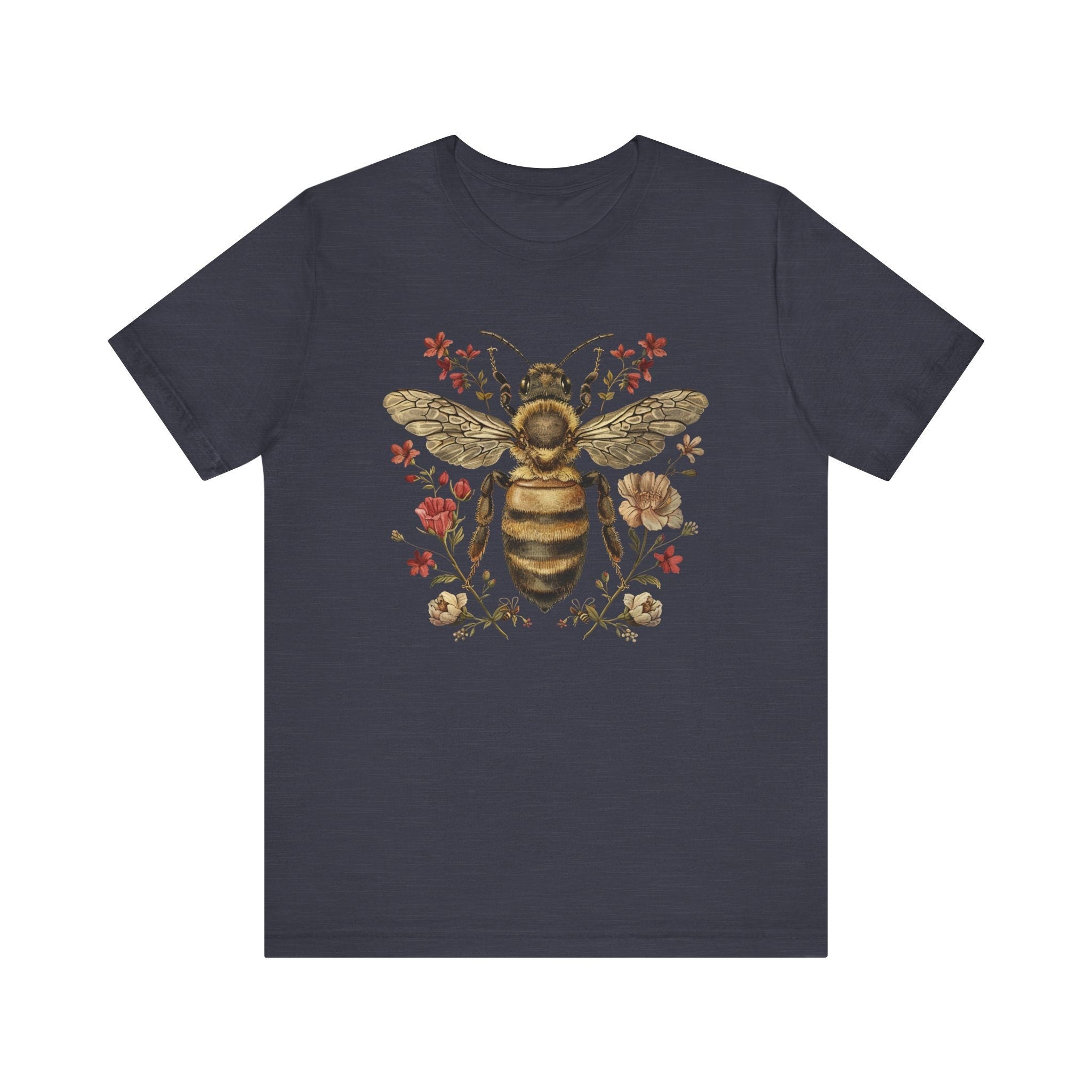 Vintage Floral Bee T-Shirt