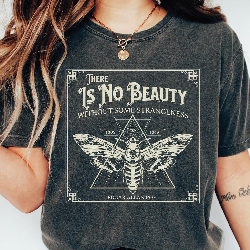 Edgar Allan Poe Moth Shirt