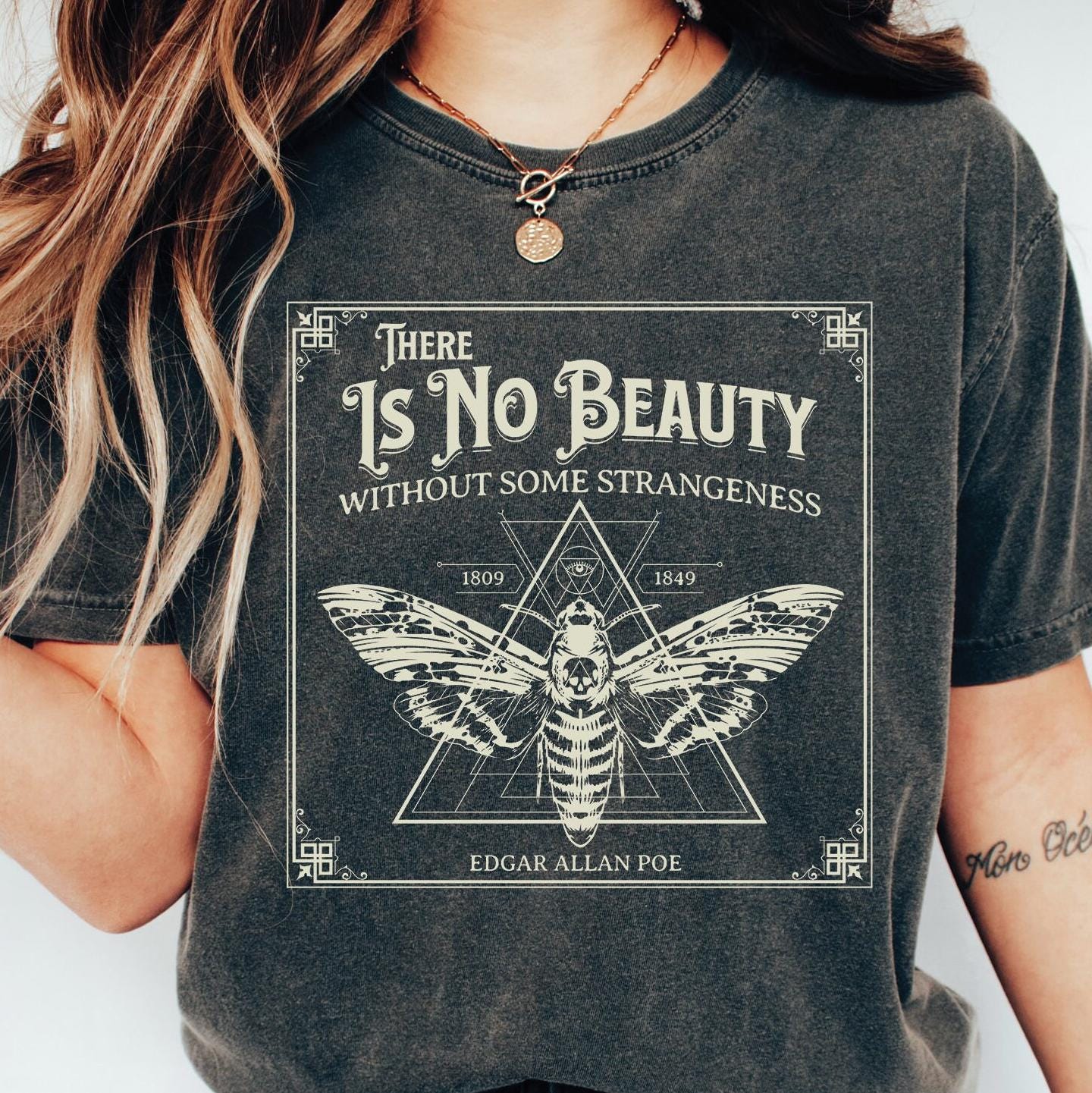 Edgar Allan Poe Moth Shirt