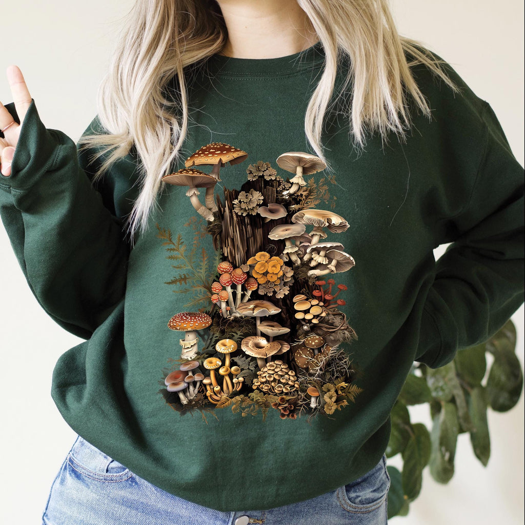 Goblincore Mushroom Aesthetic Sweatshirt