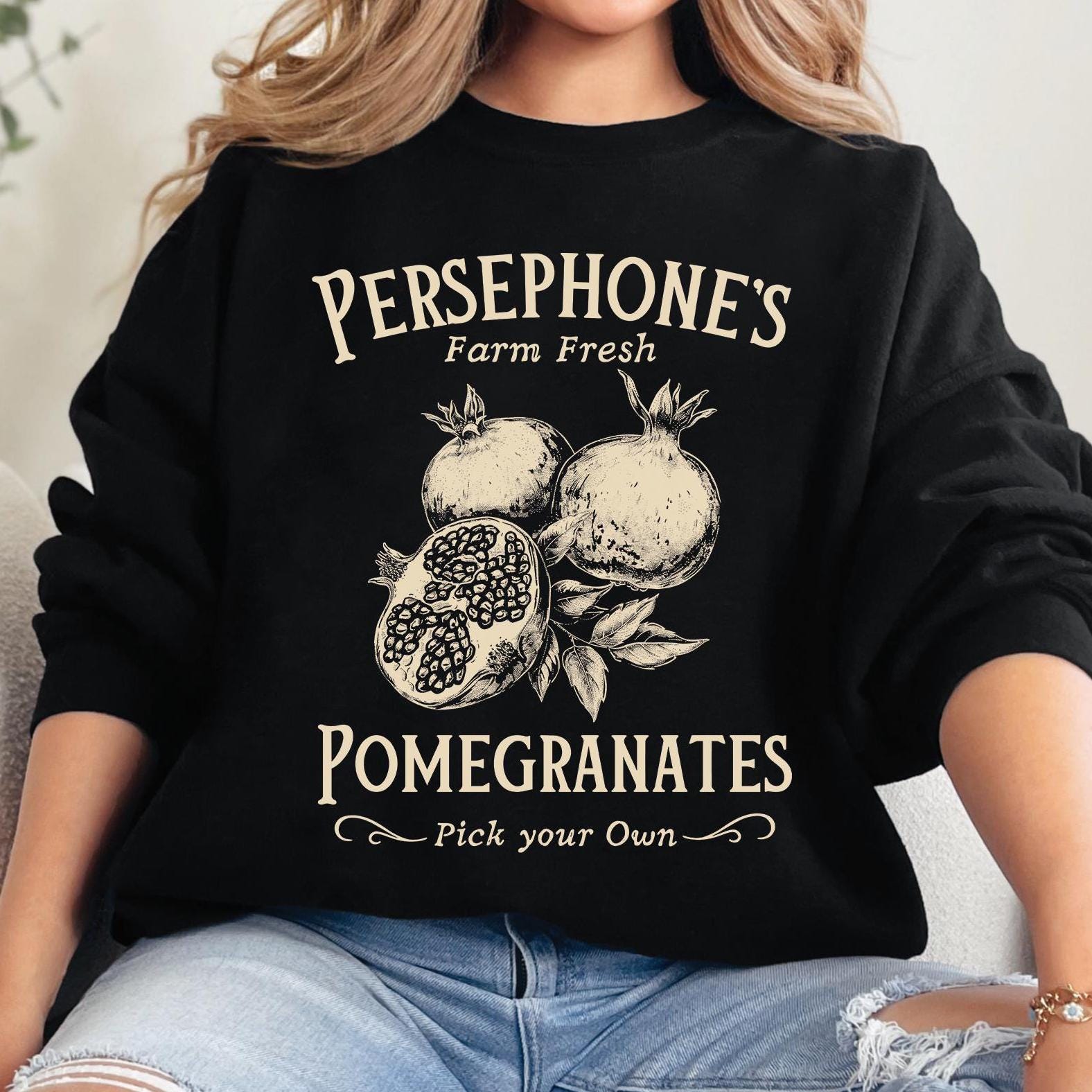 Farm Fresh Persephone's Pomegranates Sweatshirt