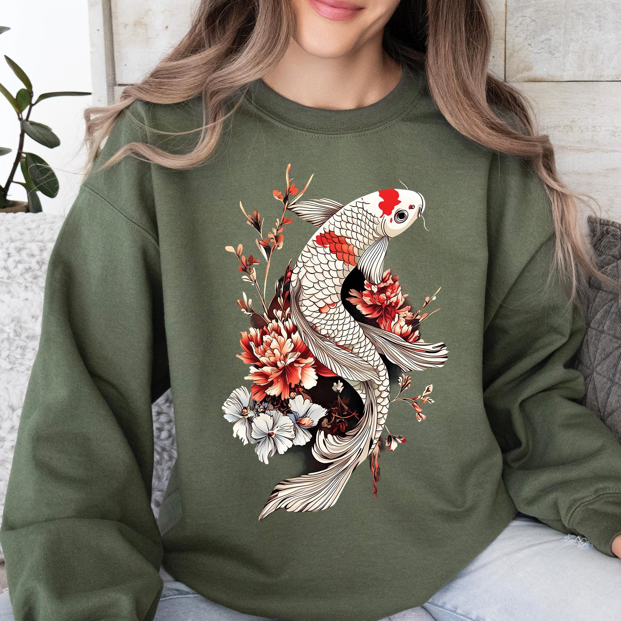 Japanese Koi Sweatshirt