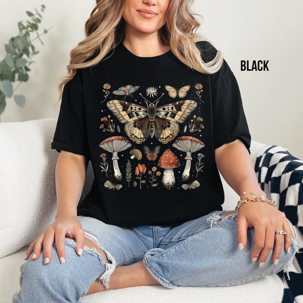 Vintage Mushroom Moth Shirt