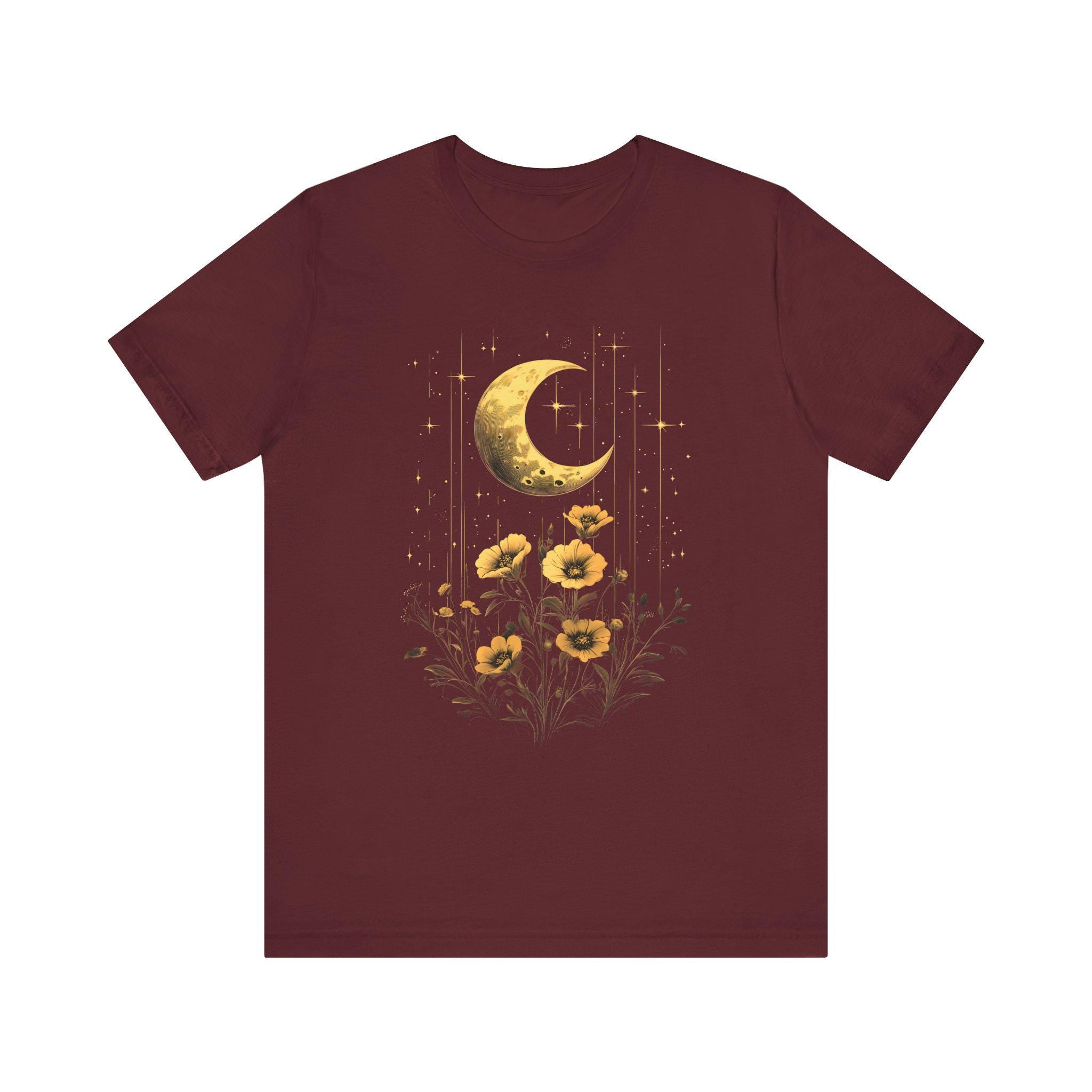 Boho Flowers and Moon Shirt