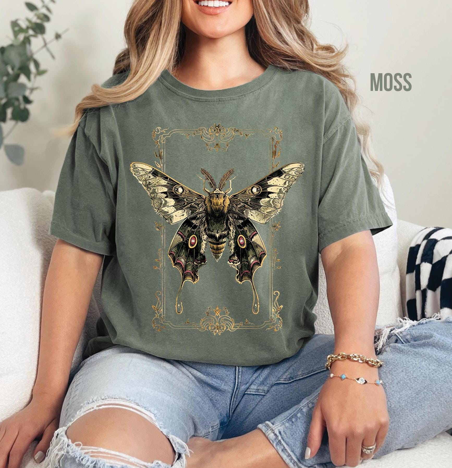 Moth Graphic T-Shirt