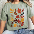 Fall Autumn Leaves Comfort Colors Shirt
